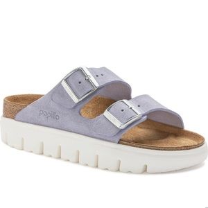 NWB Birkenstock Papillio Arizona Chunky Purple Fog